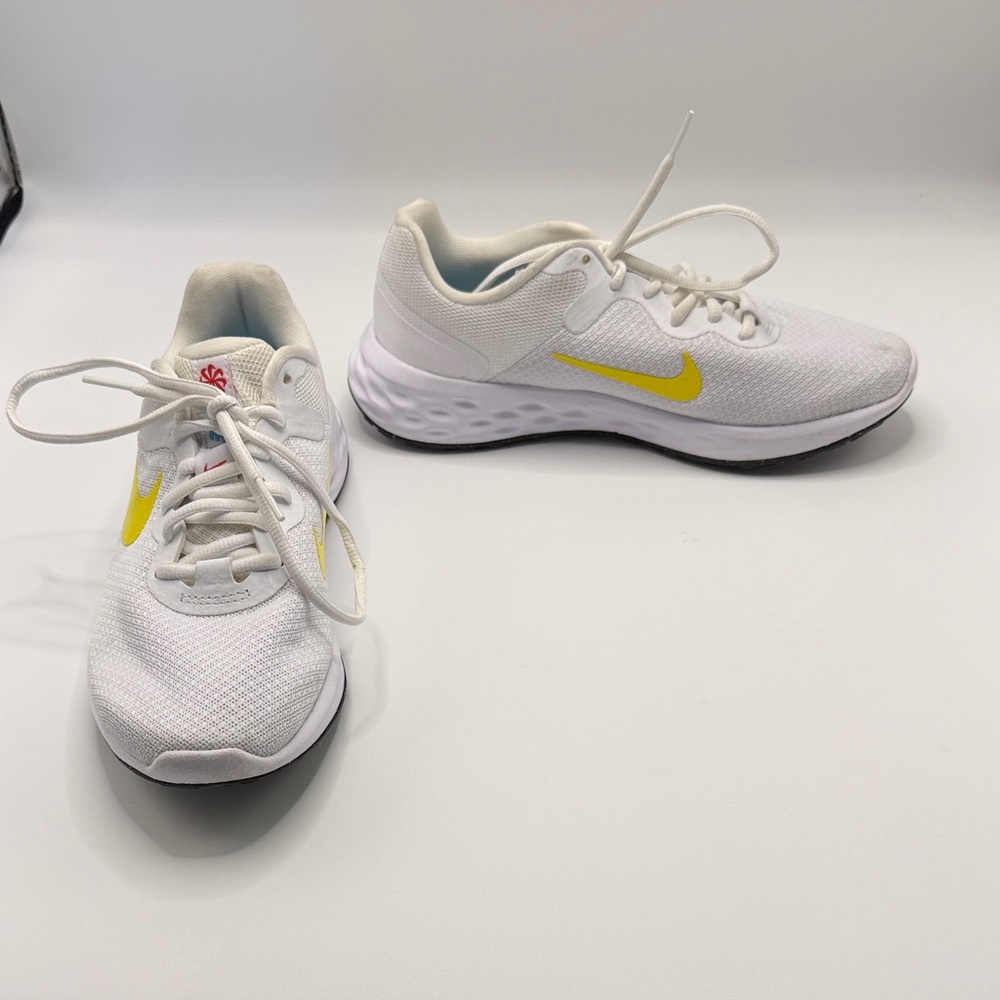 Nike Revolution Next 6 White Mesh Running Sneakers Shoes 7
